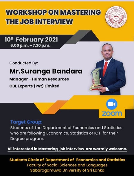Workshop on “Mastering Job Interviews”