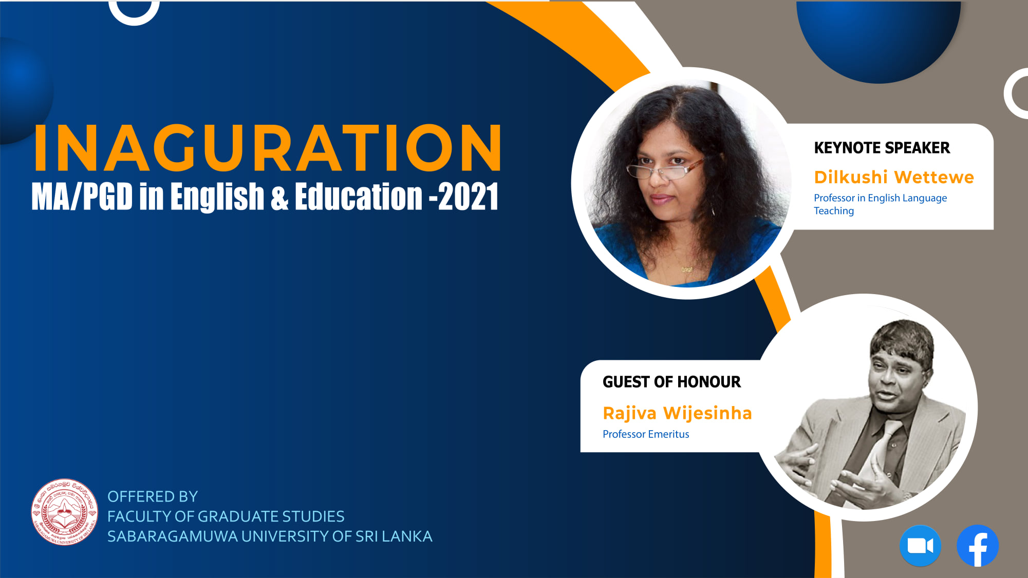 Gallery photo 2 for The Inauguration of MA/PGD English & Education 2021