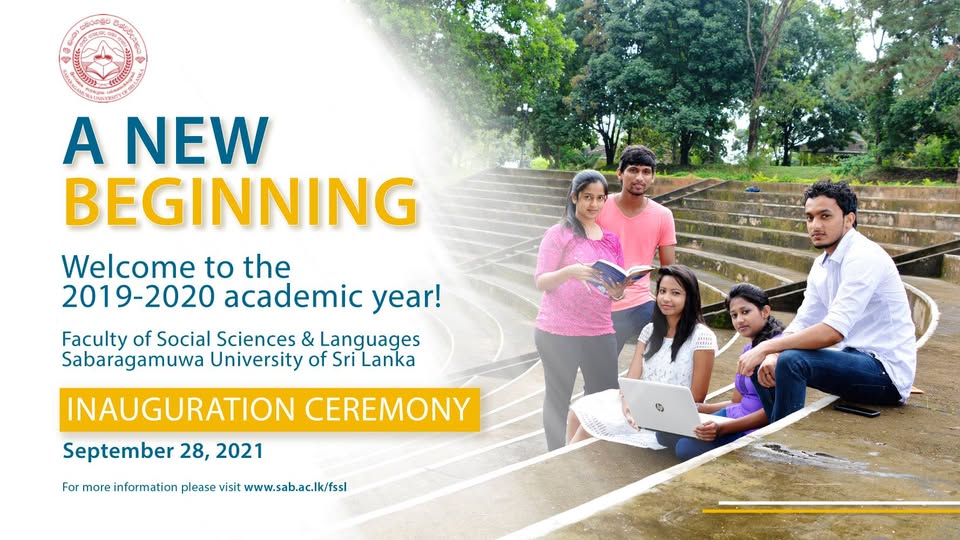 The orientation programme for the new academic intake (2019/2020) of the Faculty of Social Sciences & Languages will commence on Tuesday 28th  September 2021.