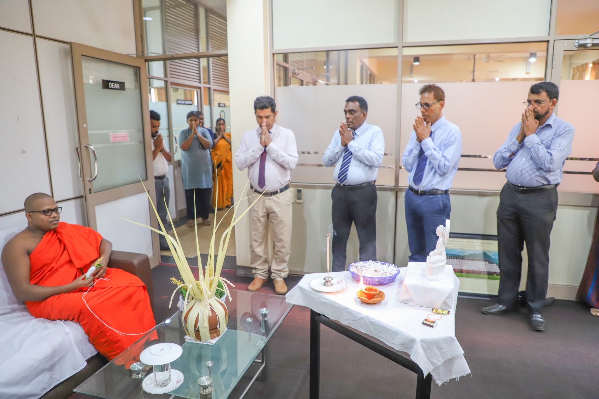 Gallery photo 4 for Dr. Rohan Abeywickrama assumed duties as the new Dean of the Faculty of Social Sciences and Languages