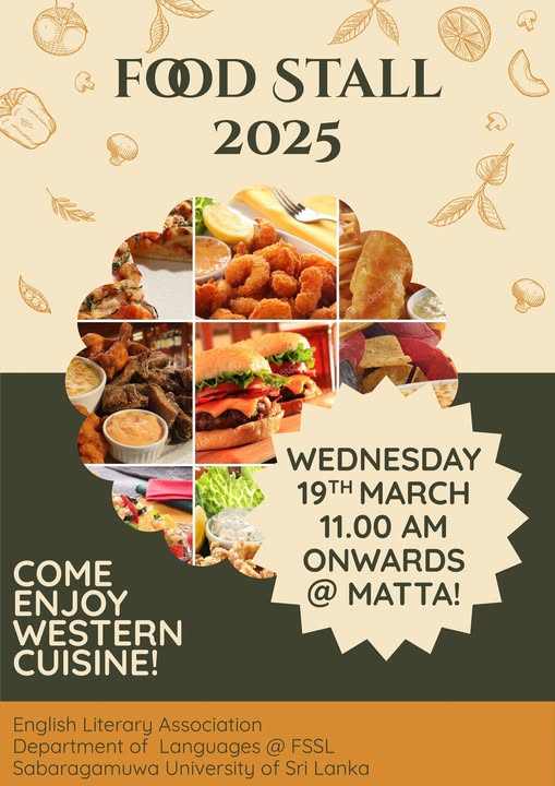 𝗙𝗼𝗼𝗱 𝗦𝘁𝗮𝗹𝗹 𝟮𝟬𝟮𝟱 – 𝟭𝟵𝘁𝗵 𝗠𝗮𝗿𝗰𝗵@𝗦𝗨𝗦𝗟
