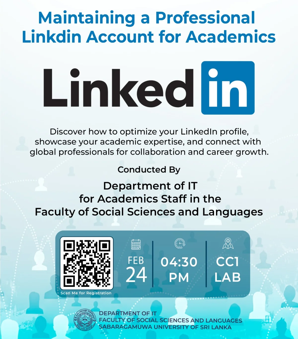 Gallery photo 11 for Empowering Undergraduates: Highlights from the LinkedIn Professional Branding Workshop