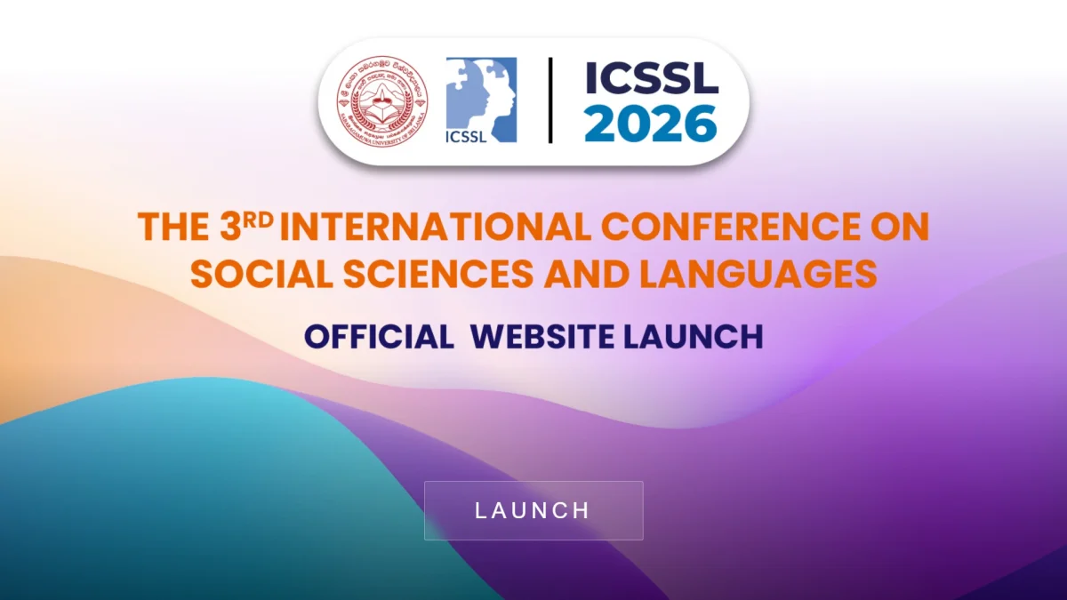 Official Website Launch: 3rd International Conference on Social Sciences and Languages (ICSSL 2026)